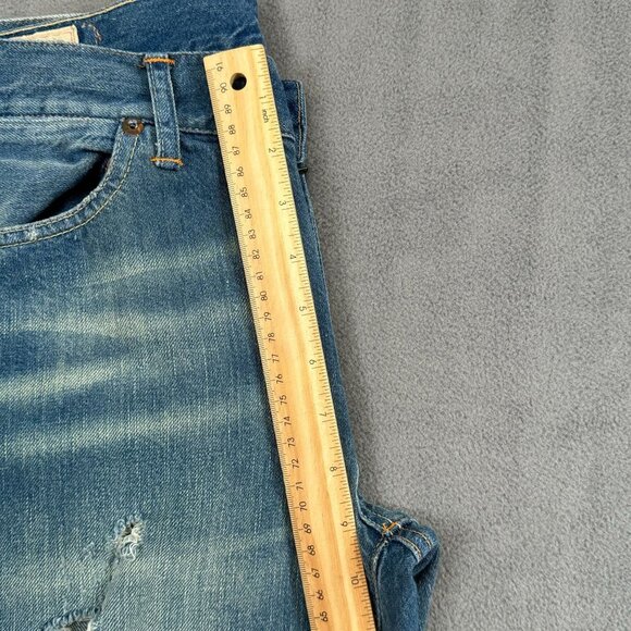 Polo Ralph Lauren Jeans Womens 28\32 Astor Boyfriend Ripped Distressed Denim - Picture 10 of 16